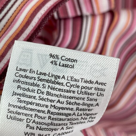 Eddie Bauer Womens Plus 2X Stretch Wrinkle Resistant Striped Button Up Shirt Top - Picture 4 of 8